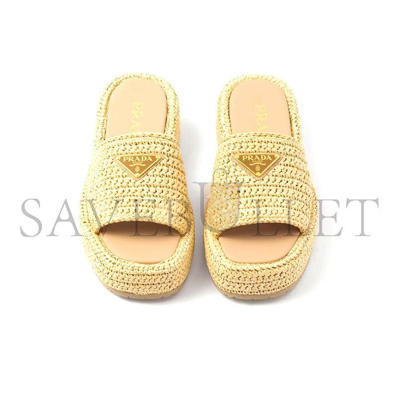 Pra*a crochet flatform slides 1xz761